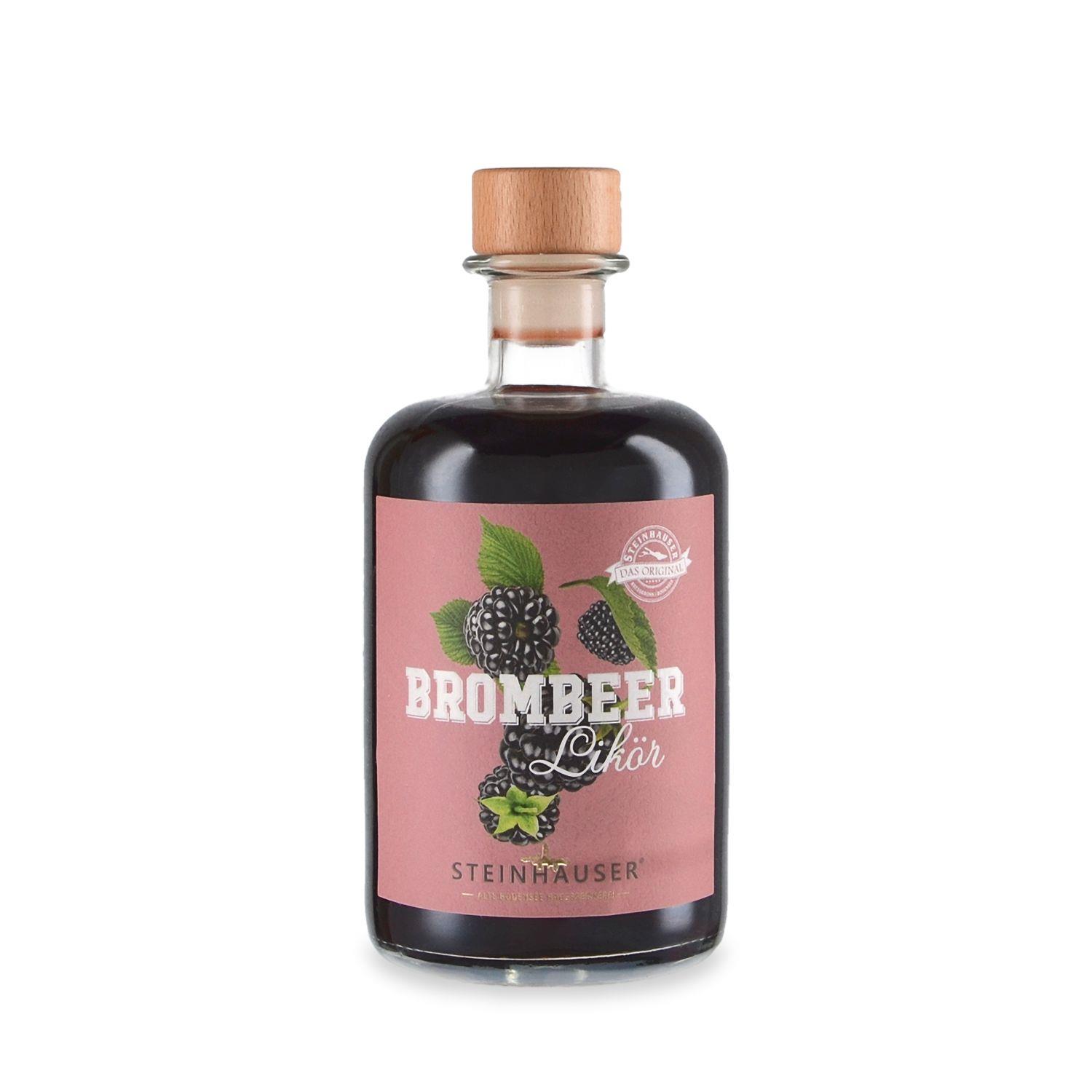 Brombeer Likör in der Apothekerflasche | Wein-Genuss.de Brombeer Likör in der Apothekerflasche | Wein-Genuss.de