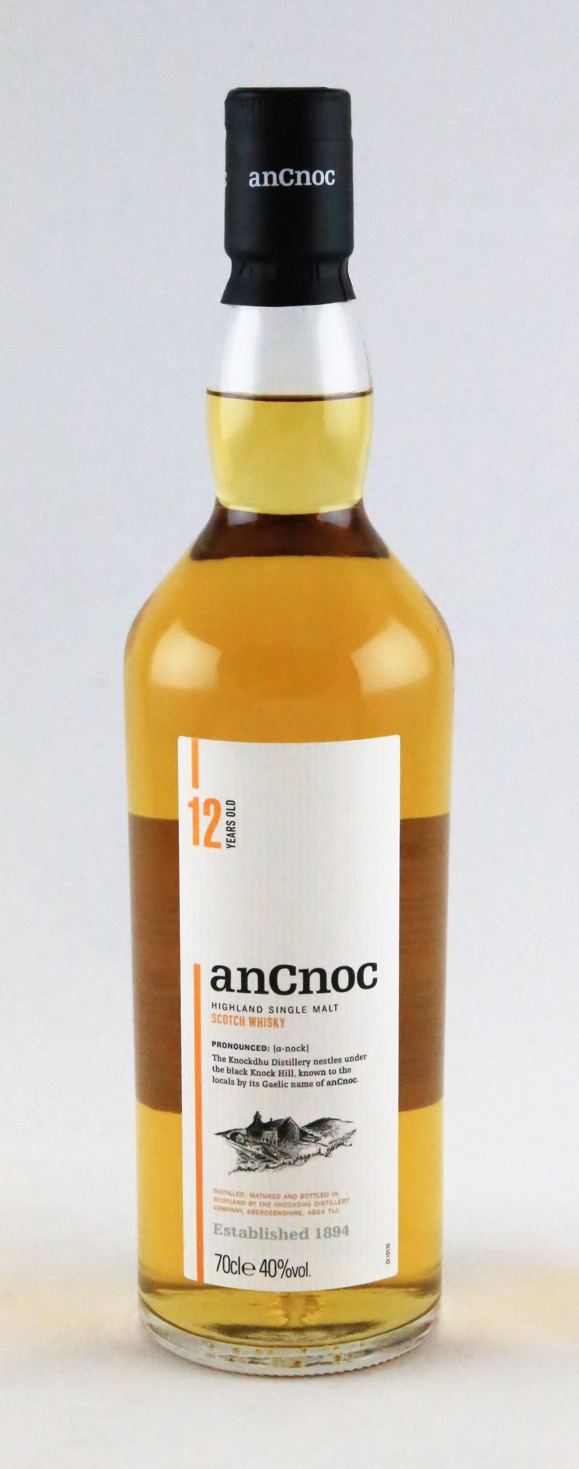 AnCnoc 12 Jahre, Single Malt Whisky 