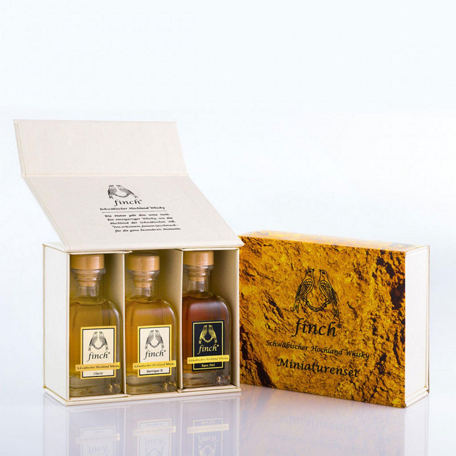 Finch  Miniatur 3er Set Schw?bischer Hochland Whisky