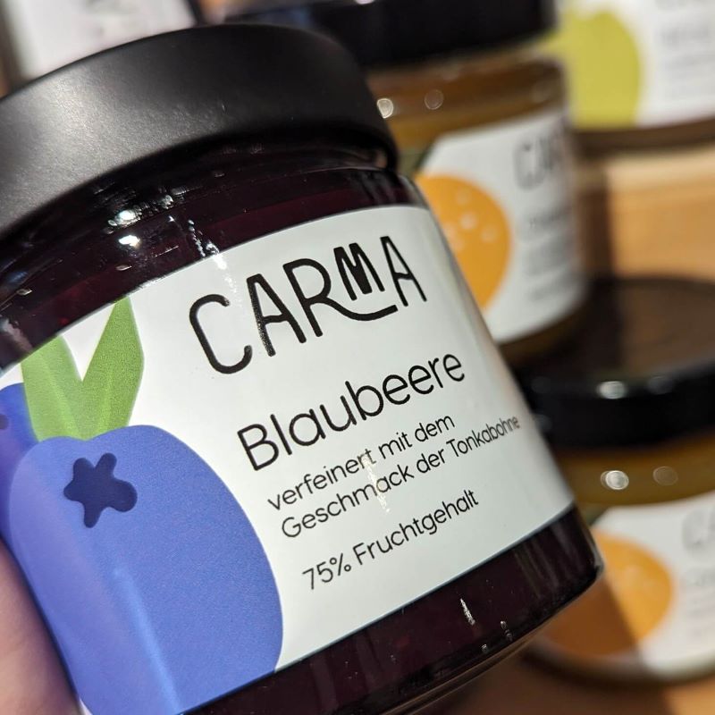 Aufstrich Carma Blaubeere mit Tonkabohne