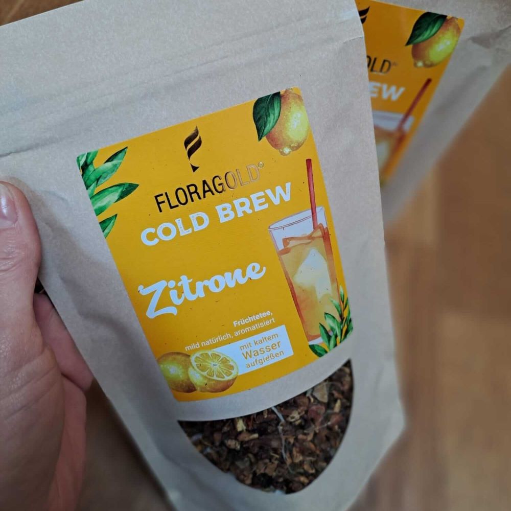 Cold Brew Zitrone mild Früchtetee 