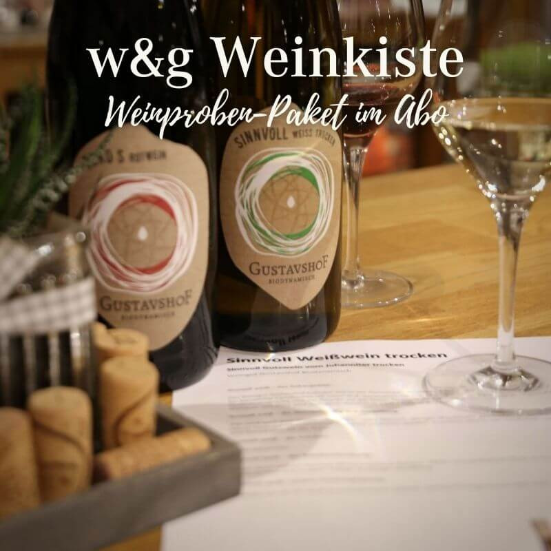 w&g Weinkiste - Weinproben-Paket im Abo
